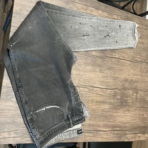 Purple jeans grayish black Cotton size 33